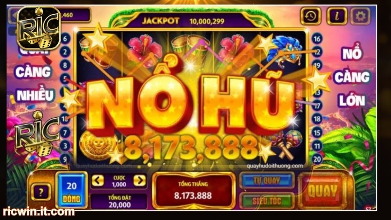 Bí quyết quay nổ hũ RICWIN trúng lớn