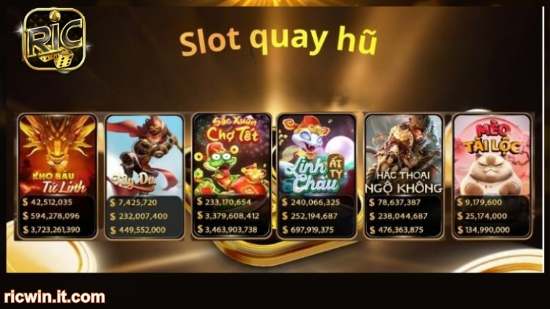 Các tựa game nổ hũ RICWIN cực hot