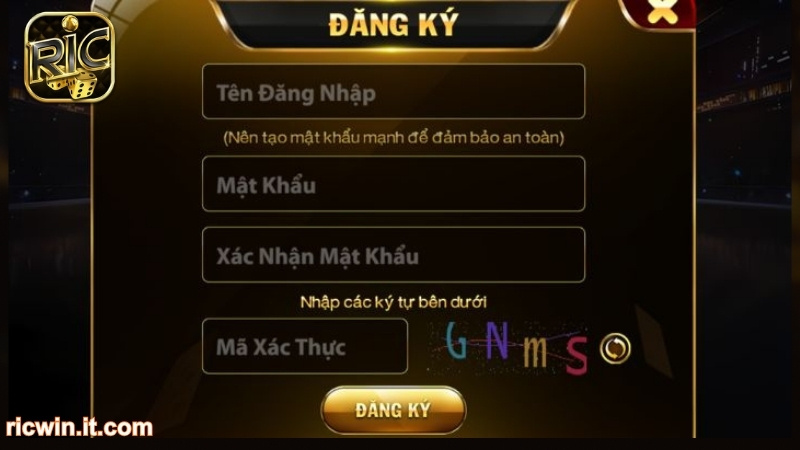 Hướng dẫn các bước đăng ký RICWIN